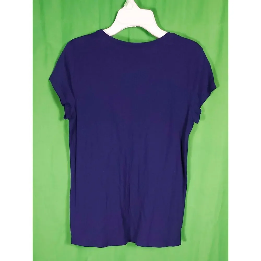 Children’s Place Girl’s Graphic Tee 16 XXL Navy Gold NWT